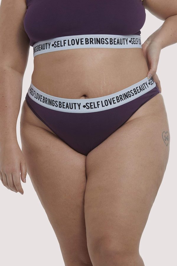 Felicity Hayward Self Love Purple Curve Brief Online Sale