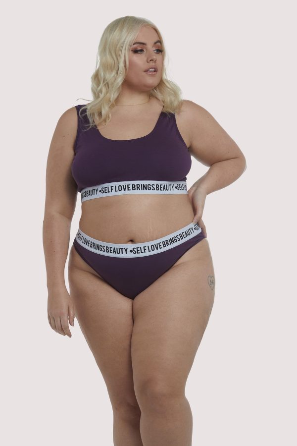 Felicity Hayward Self Love Purple Curve Brief Online Sale