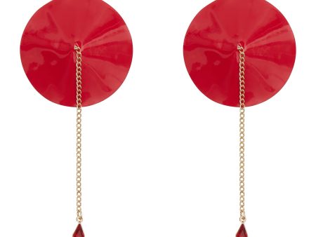 Regalia Chain Detail Nipple Pastie Red on Sale