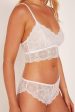 Wolf & Whistle Ariana lace White Bralette Online Sale