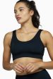 Mesh Panel High Neck Sports Bra Sale