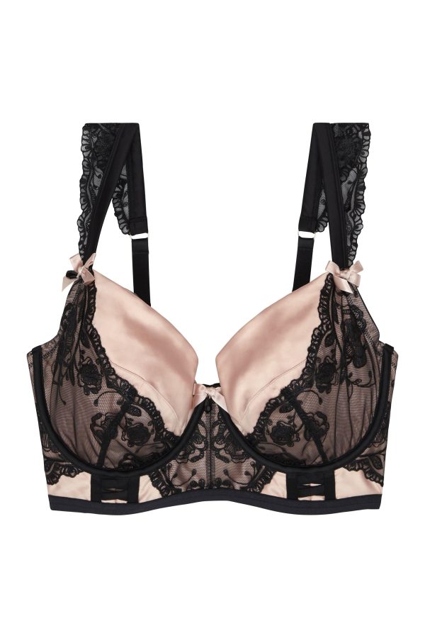 Sabine Lace Up Contrast Bra Fuller Bust on Sale