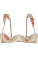 Peek & Beau Quinn Gold leatherette lace 1 4 Cup Bra A- E Fashion