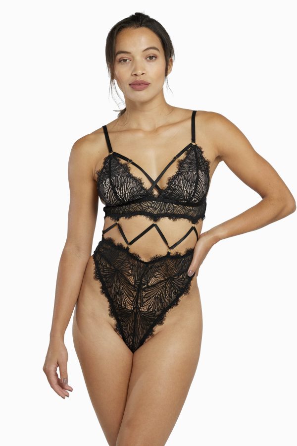 Angelica Strappy Lace Body For Discount