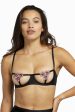 Regalia Colette Flower Applique Open Cup Bra Sale