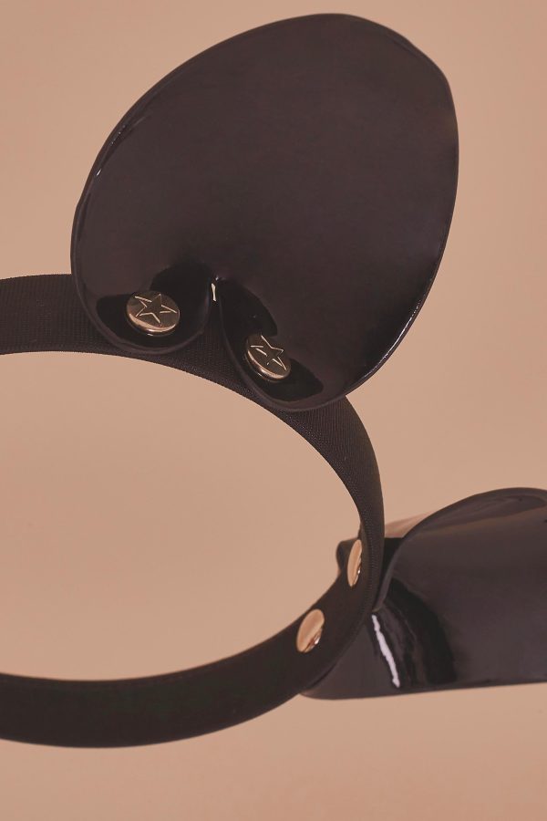 Regalia Cat Ear Headband Black on Sale