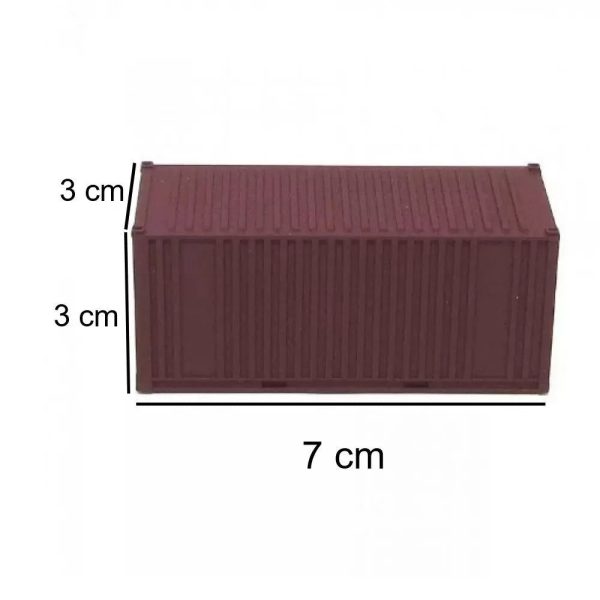 HO 20ft ISO Container Only  Brown For Cheap