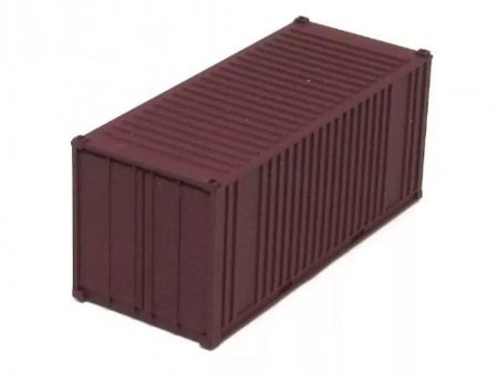 HO 20ft ISO Container Only  Brown For Cheap