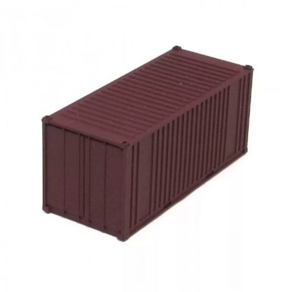 HO 20ft ISO Container Only  Brown For Cheap