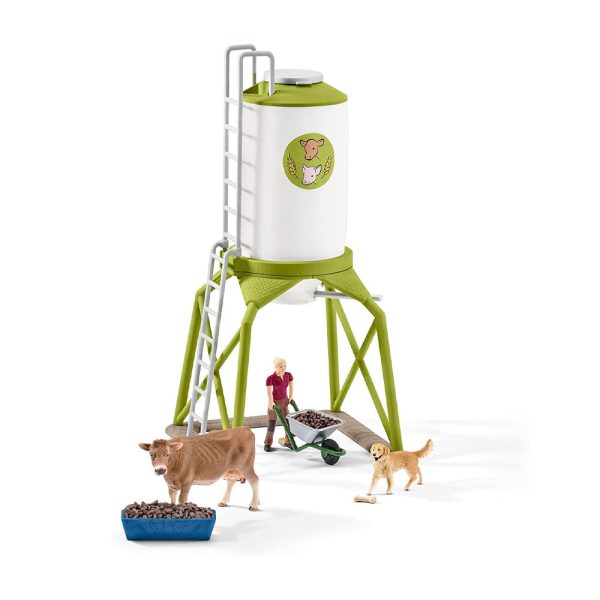 Feed Silo With Animals Hot on Sale