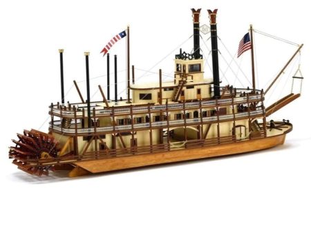 20515 1 80 King of the Mississippi 2021 Wooden Ship Model Online Sale