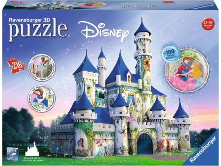 216pc Disney Princesses Castle 3D Puzzle Cheap