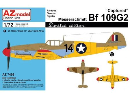 AZ7496 1 72 Bf 109G2 Captured Plastic Model Kit Online