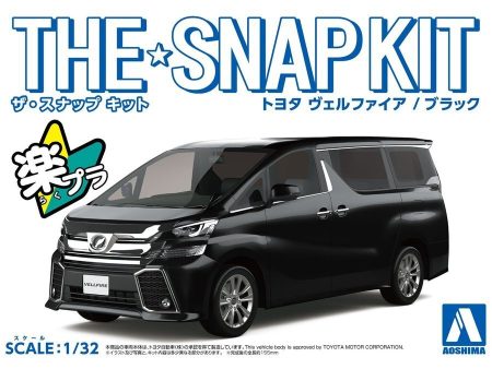 1 32 SNAP TOYOTA VELLFIRE (Black) For Discount