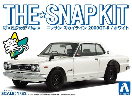 1 32 SNAP NISSAN SKYLINE 2000 GTR (White) Cheap