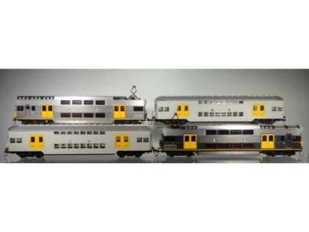 HO Sydney Suburban Sputnik MK. 1 Citydecker w  yellow doors Online now