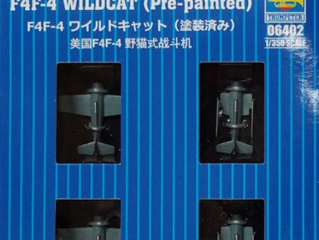 06402 1 350 F4F4 Wildcat PrePainted Plastic Model Kit For Sale