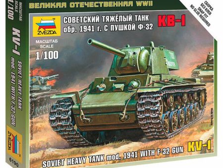 1 100 Soviet Heavy Tank KV1 (Mod. 1941) with F32 Gun  Plastic Model Kit For Cheap