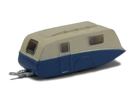 1 148 Blue Cream Caravan Hot on Sale