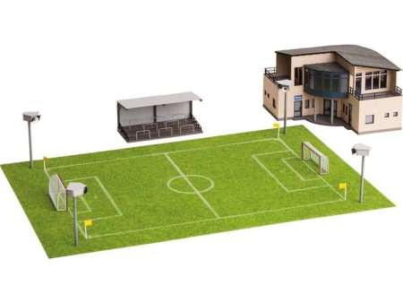 HO Football Pitch with Clubhouse Sound Online Hot Sale