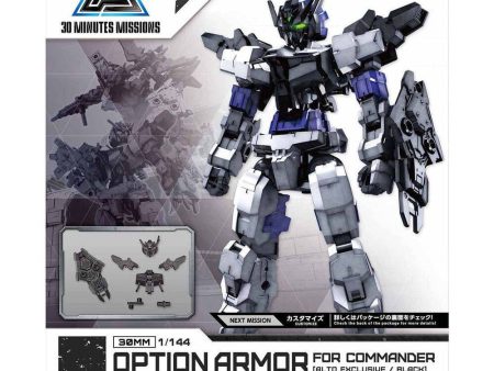 30MM 1 144 OPTION ARMOR FOR COMMANDER TYPE [ALTO EXCLUSIVE  BLACK] For Cheap