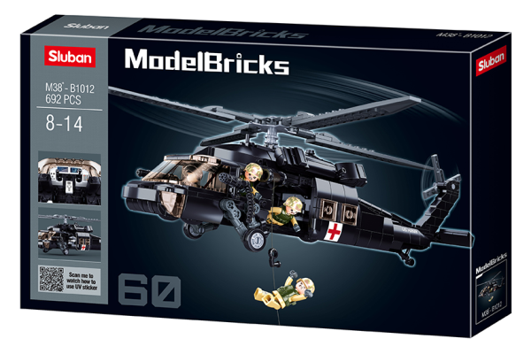 692pcs MB Helicopter Black Hawk Online