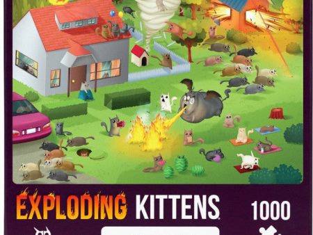 Exploding Kittens Puzzle Housing Boom 1000 pieces Fashion