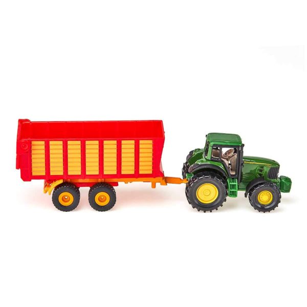 John Deere with Silage Trailer Online