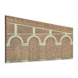 HIGH STEPPED ARCHED RETAINING WALLS X 2 RED BRICK For Cheap