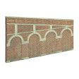 HIGH STEPPED ARCHED RETAINING WALLS X 2 RED BRICK For Cheap