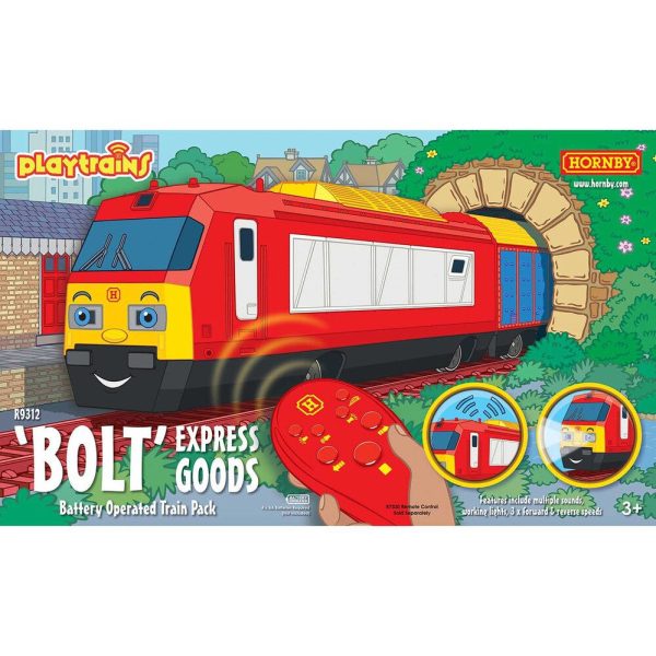 OO BOLT EXPRESS GOODS BATTERY OPERATED TRAIN PACK Sale