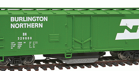 HO Trainline 40 Track Cleaning Box Car Burlington Northern Online Hot Sale