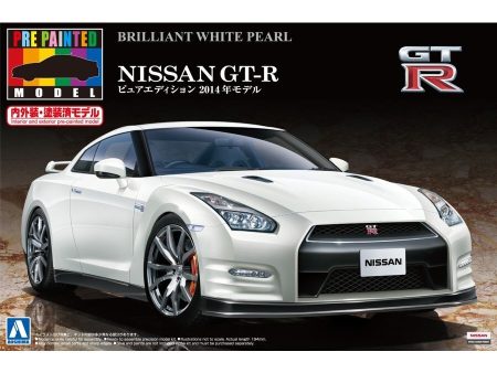 1 24 NISSAN GTR (R35) 2014MODEL (Brilliant White Pearl) Online