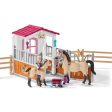 Horse Stall with Horses and Groom Online now