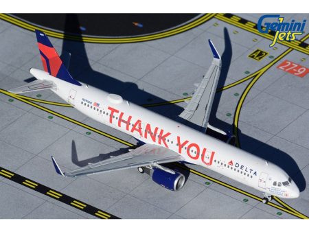 1 400 DELTA AIRLINES A321200S THANK YOU   N391DN Fashion