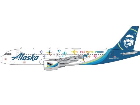 1 200 Alaska Airlines A320200 N854VA  Fly With Pride? on Sale