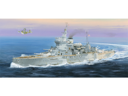 05325 1 350 Battleship HMS Warspite Plastic Model Kit Sale