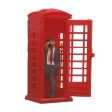 OO Modelscene Telephone Box and Caller 1 Cheap