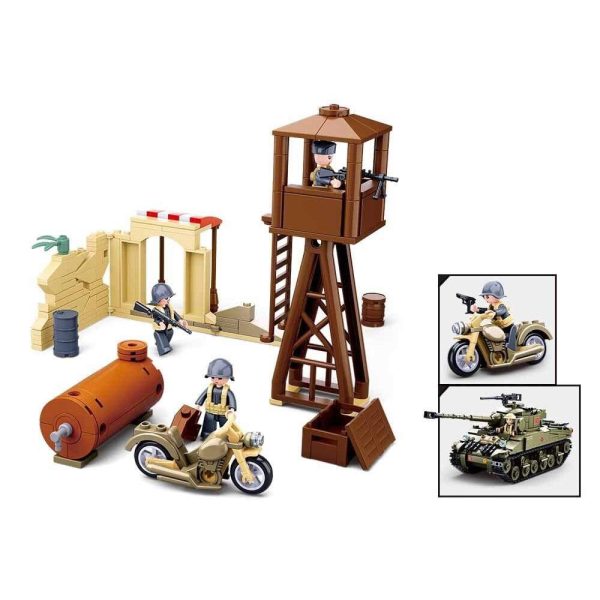 Model Bricks 790pc WW2 Battle Scene Cheap