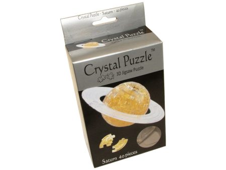 3D Golden Saturn Crystal Puzzle Online now