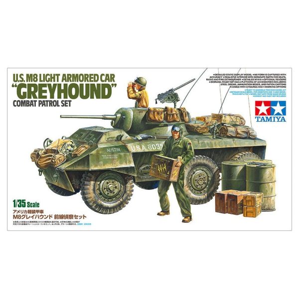 1 35 US M8 Light Armored Car   Greyhound   Combat Patrol Set Sale