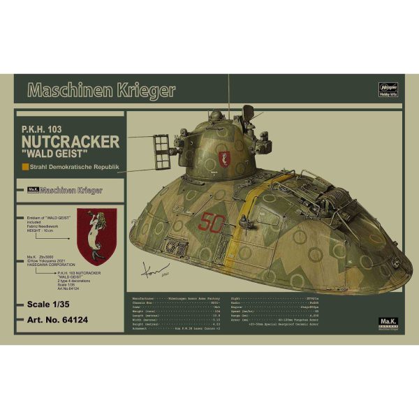 1 35  P.K.H.103 NUTCRACKER   WALD GEIST    Bonus  an emblem patch is included. on Sale