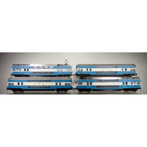 HO Comeng Series 1 Double Deck  Blue and White Revised Hot on Sale