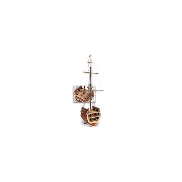 20403 1 50 San Francisco Open Cross Section Wooden Ship Model on Sale