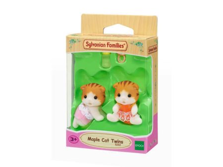 Maple Cat Twins with Bottle and Pacifier Sale