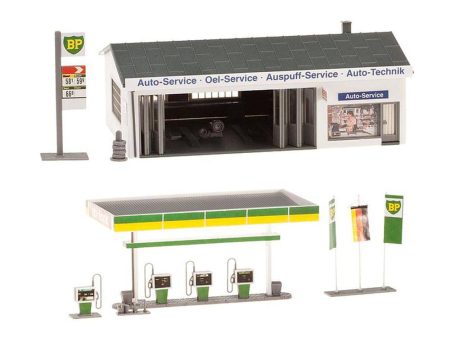 Petrol station with service bay Cheap