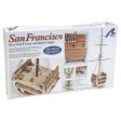 20403 1 50 San Francisco Open Cross Section Wooden Ship Model on Sale