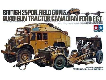 1 35 British 25pdr Field Gun and Quad Gun Tractor Canadian Ford FGT Supply